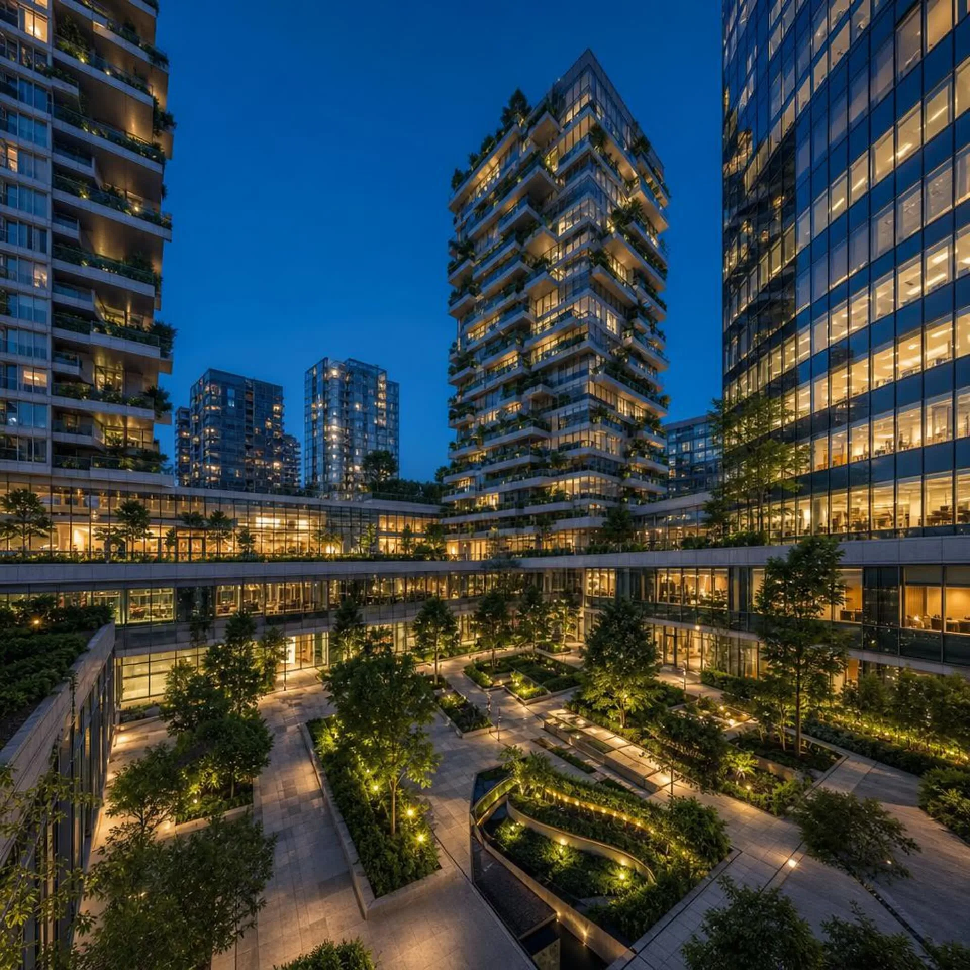 Connected Buildings and Cities